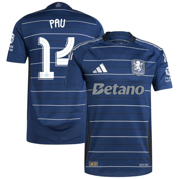 aston villa adidas third authentic shirt 2024-25 with pau 14 cup printing Collection | Official Aston Villa Shirts