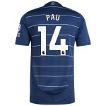 aston villa adidas third authentic shirt 2024-25 with pau 14 printing Collection | Official Aston Villa Shirts