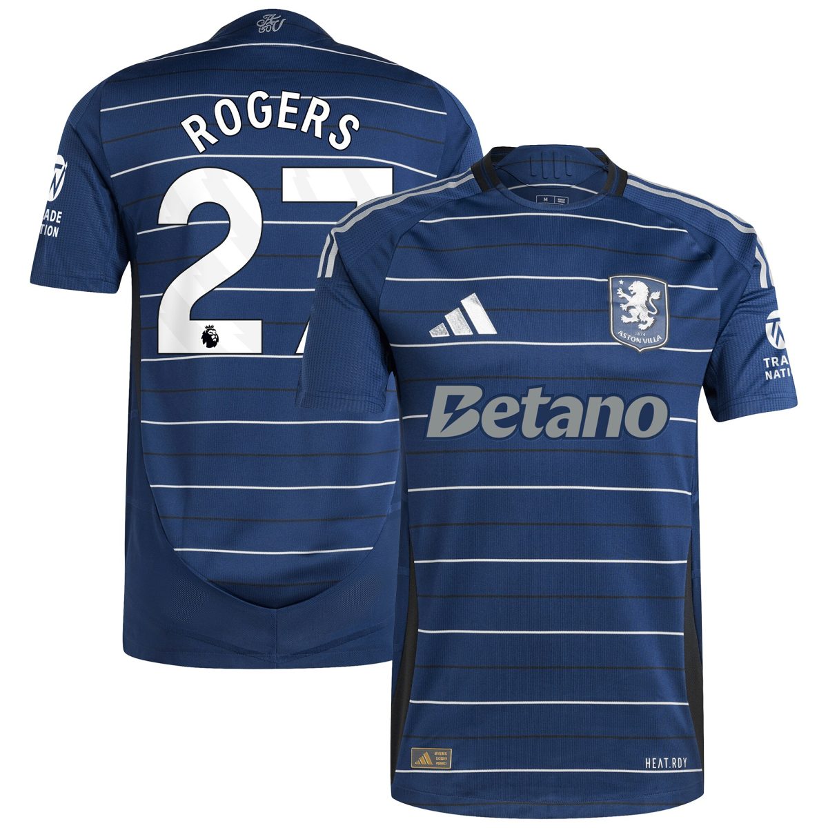 aston villa adidas third authentic shirt 2024-25 with rogers 27 printing Collection | Official Aston Villa Shirts