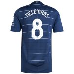 aston villa adidas third authentic shirt 2024-25 with tielemans 8 cup printing Collection | Official Aston Villa Shirts