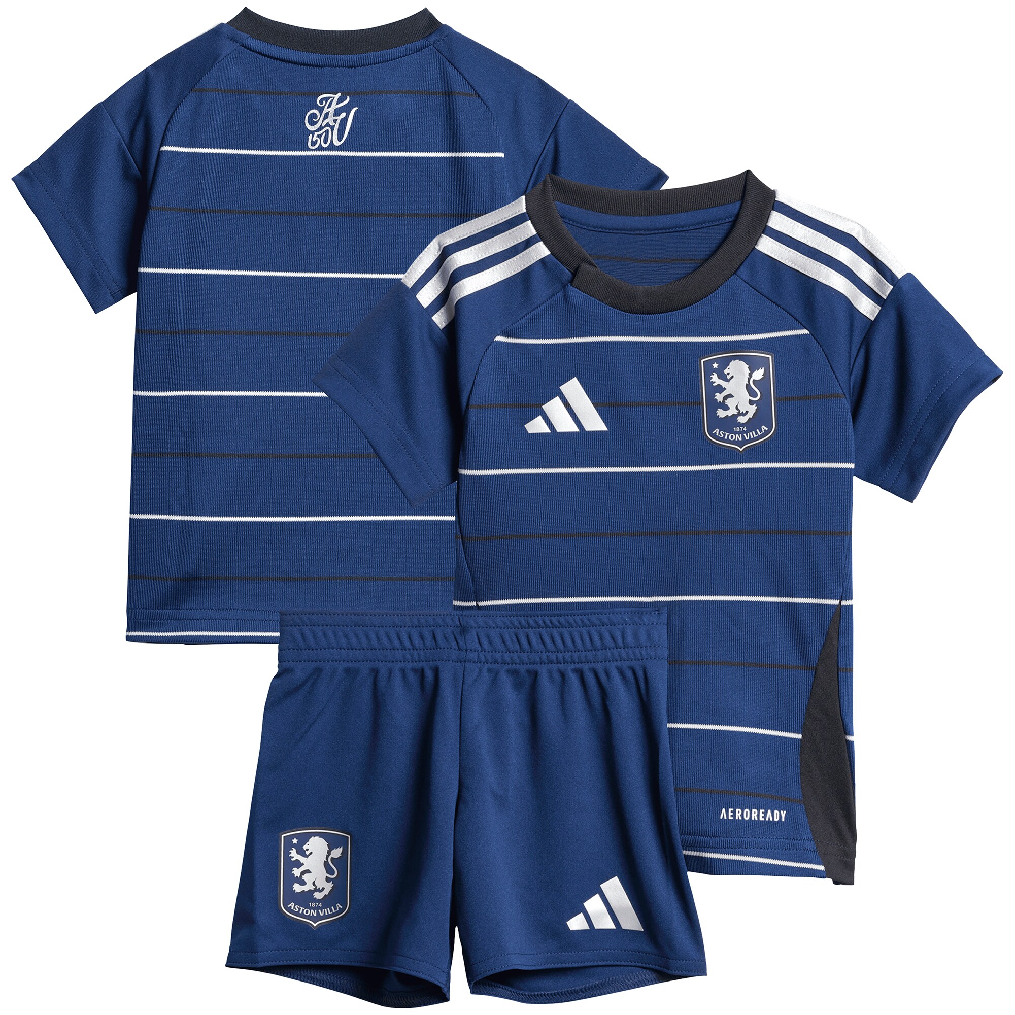 aston villa adidas third baby kit 2024-25 with custom printing Collection | Official Aston Villa Shirts