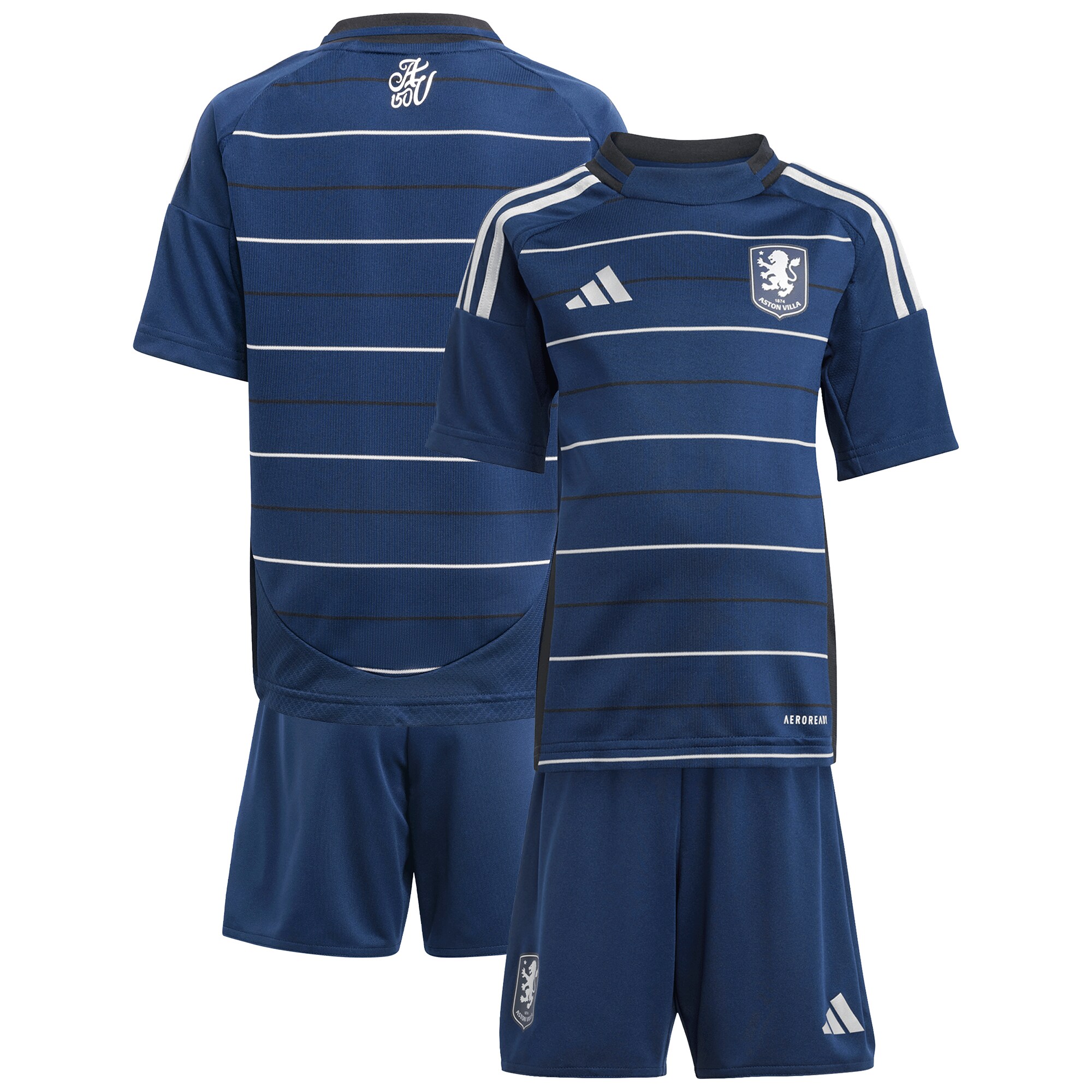 aston villa adidas third mini kit 2024-25 with custom printing Collection | Official Aston Villa Shirts