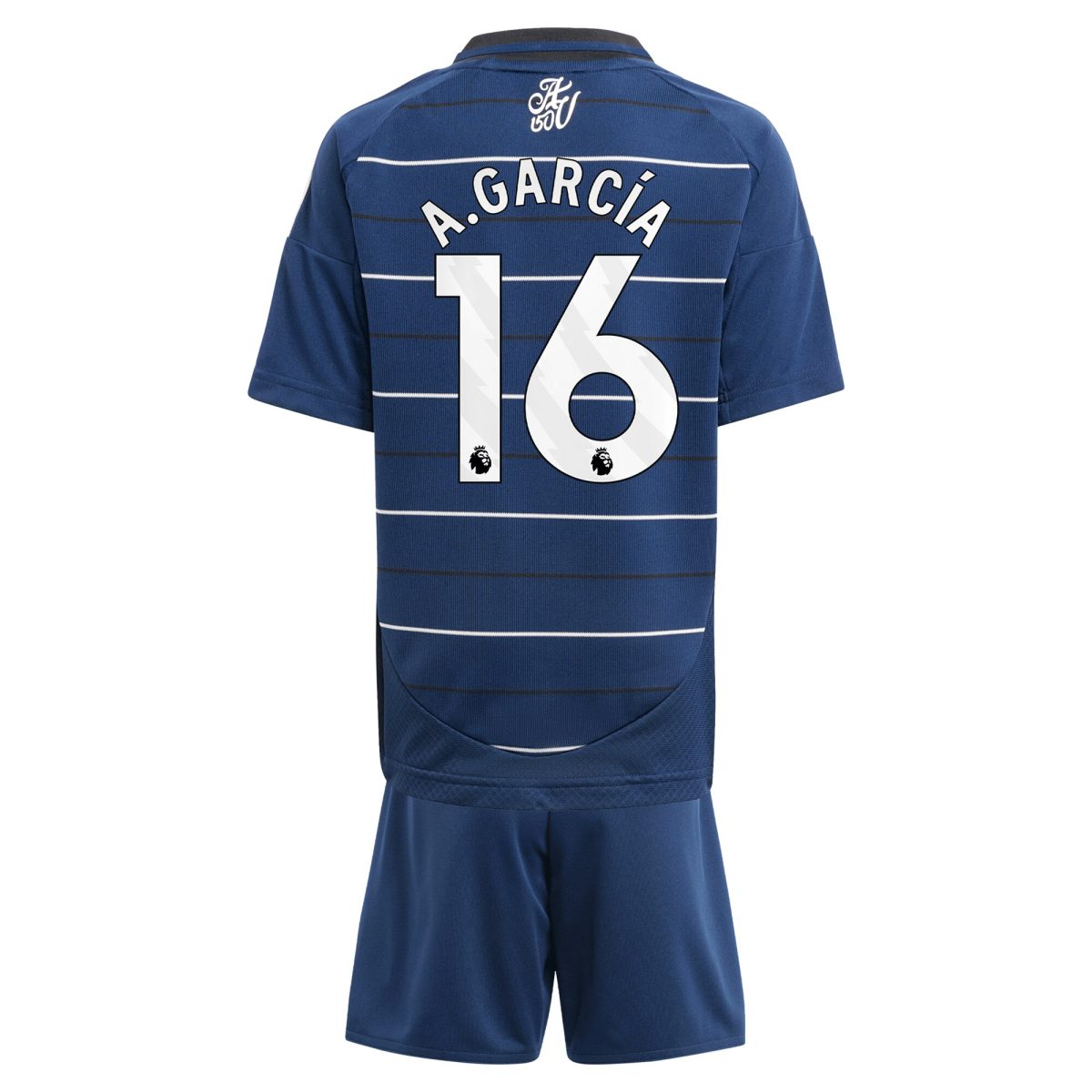 aston villa adidas third minikit 2024-25 with a.garcía 16 printing Collection | Official Aston Villa Shirts
