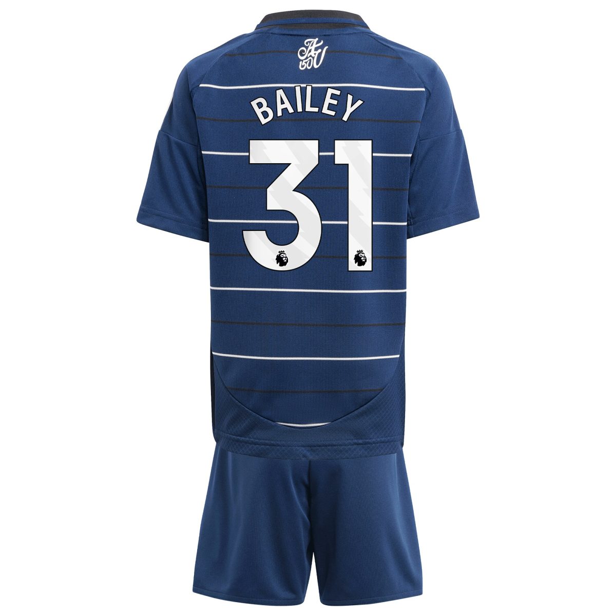 aston villa adidas third minikit 2024-25 with bailey 31 printing Collection | Official Aston Villa Shirts