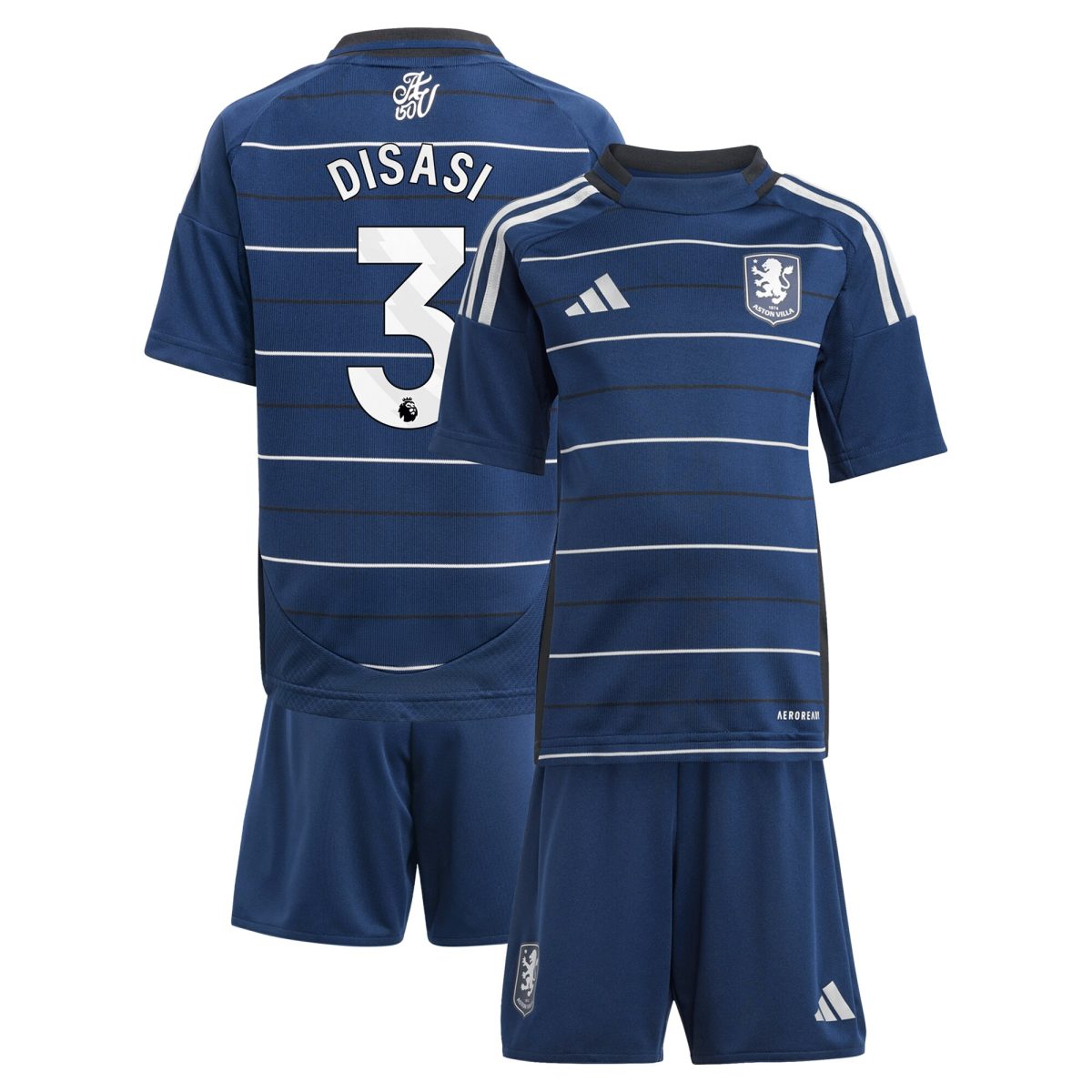 aston villa adidas third minikit 2024-25 with disasi 3 printing Collection | Official Aston Villa Shirts