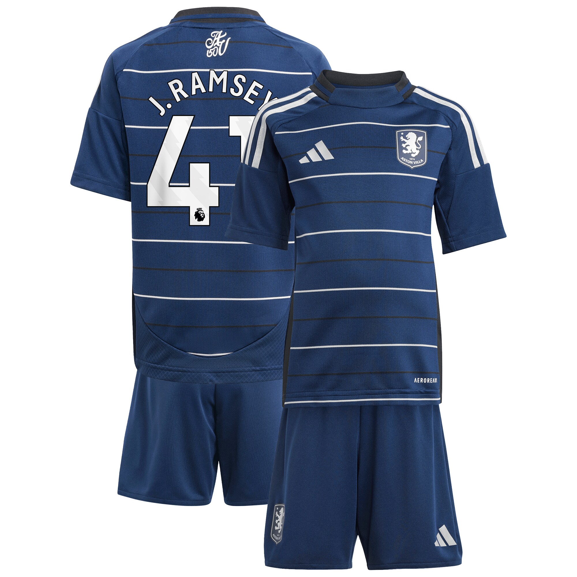 aston villa adidas third minikit 2024-25 with j. ramsey 41 printing Collection | Official Aston Villa Shirts