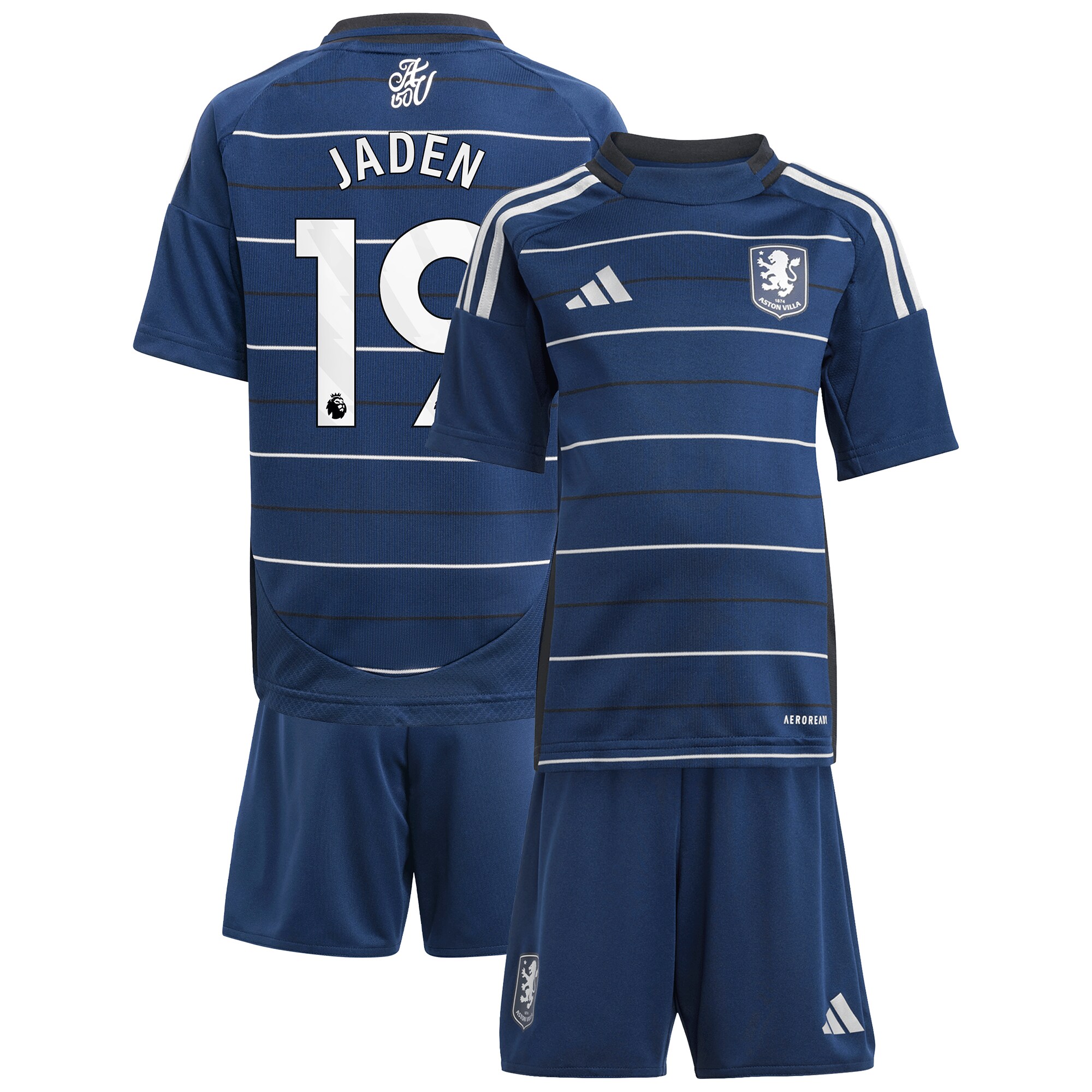 aston villa adidas third minikit 2024-25 with jaden 19 printing Collection | Official Aston Villa Shirts