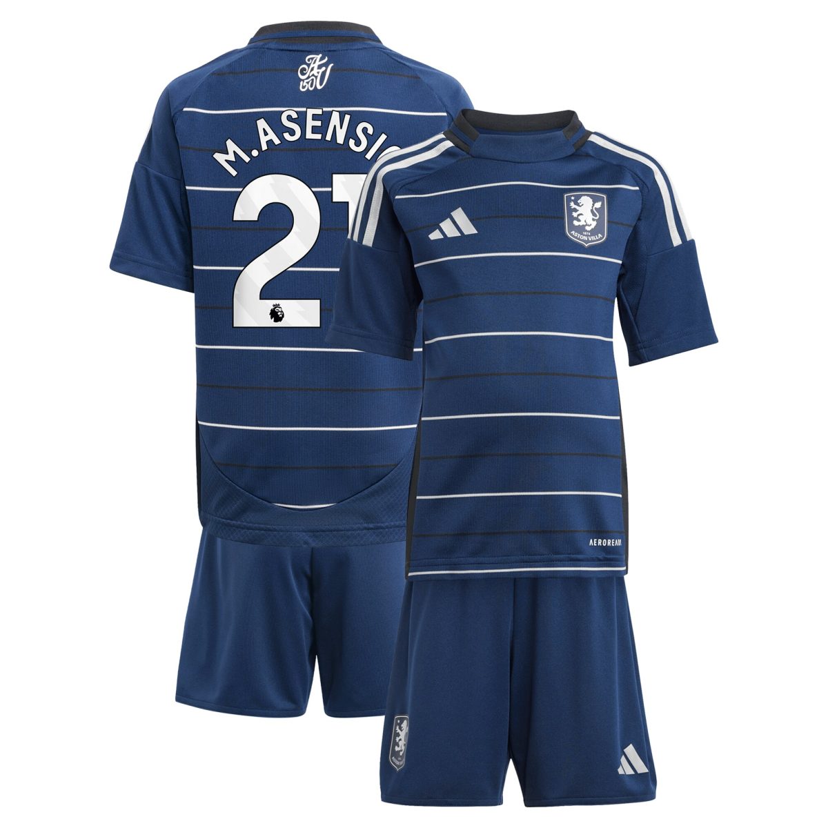 aston villa adidas third minikit 2024-25 with m.asensio 21 printing Collection | Official Aston Villa Shirts