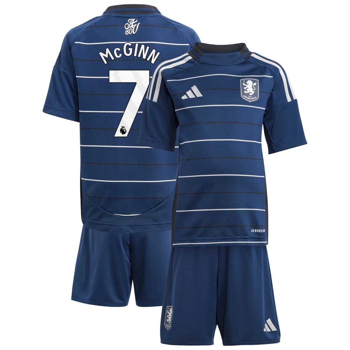 aston villa adidas third minikit 2024-25 with mcginn 7 printing Collection | Official Aston Villa Shirts