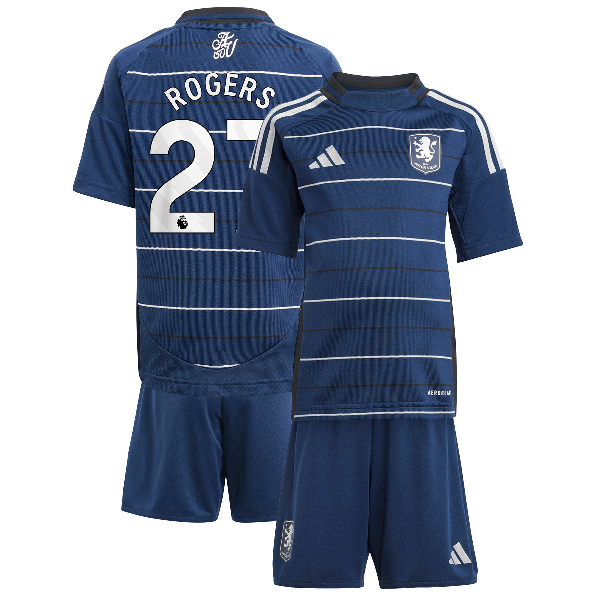 aston villa adidas third minikit 2024-25 with rogers 27 printing Collection | Official Aston Villa Shirts