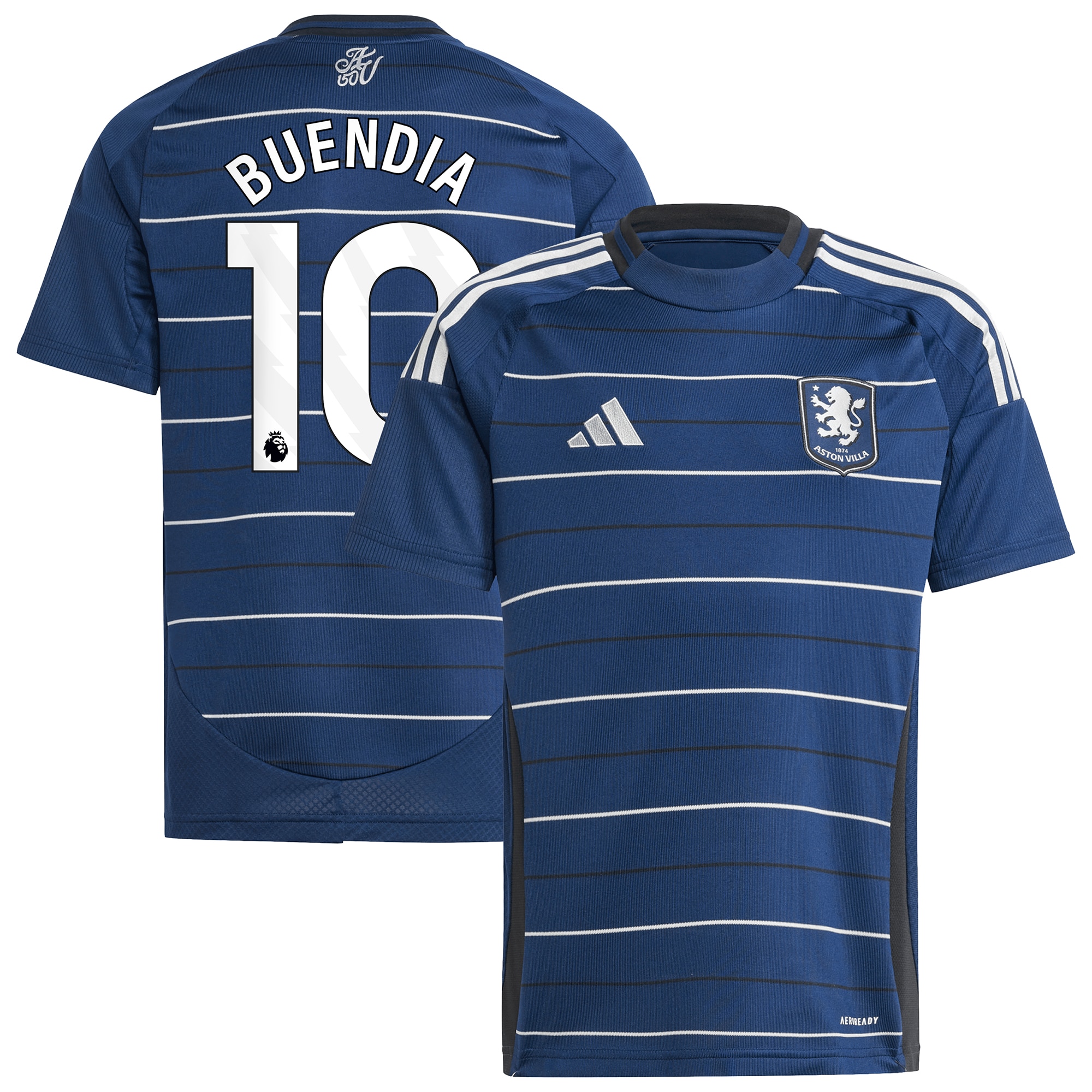 aston villa adidas third shirt 2024-25 – kids with buendia 10 printing Collection | Official Aston Villa Shirts