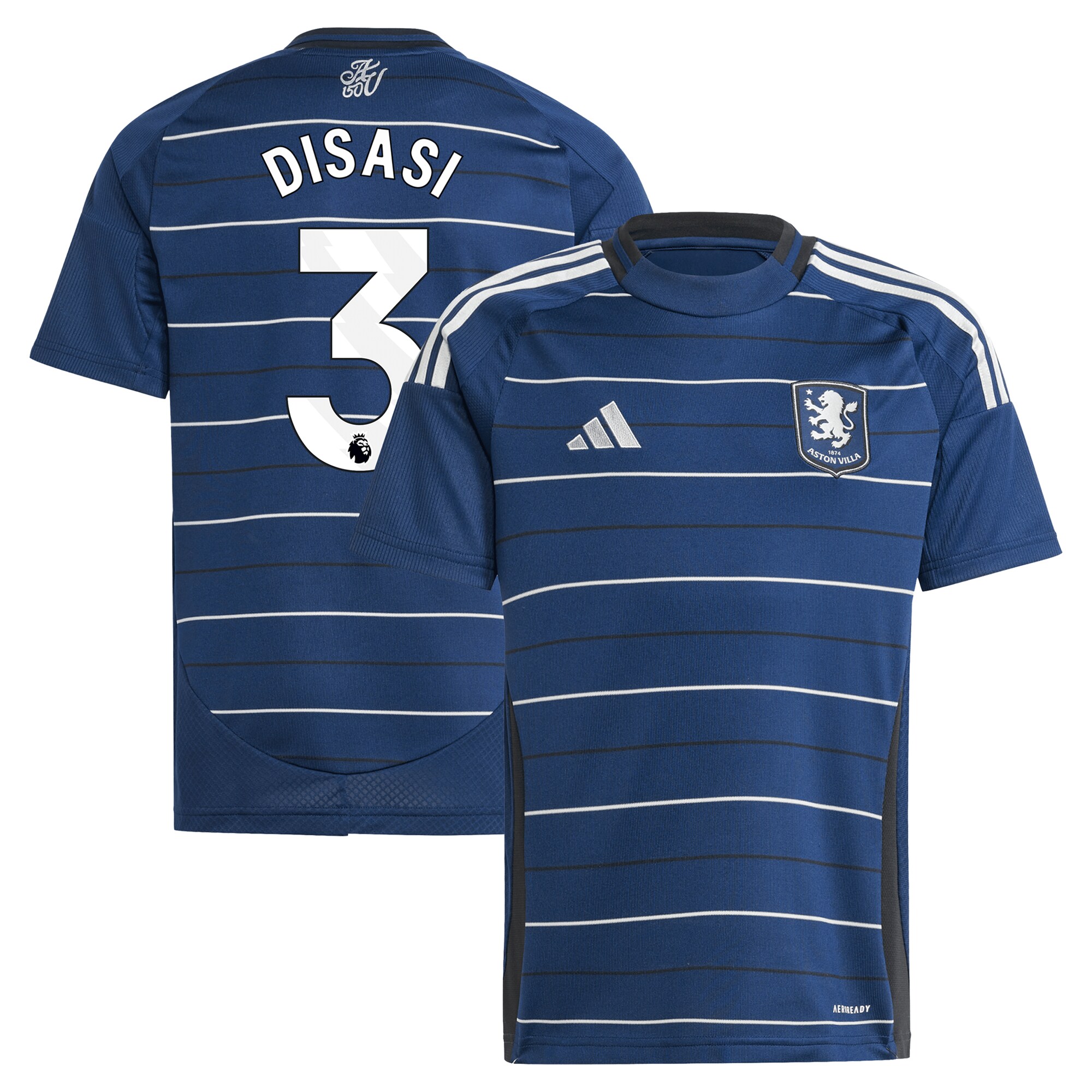aston villa adidas third shirt 2024-25 – kids with disasi 3 printing Collection | Official Aston Villa Shirts