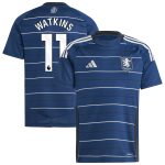 aston villa adidas third shirt 2024-25 – kids with watkins 11 printing Collection | Official Aston Villa Shirts