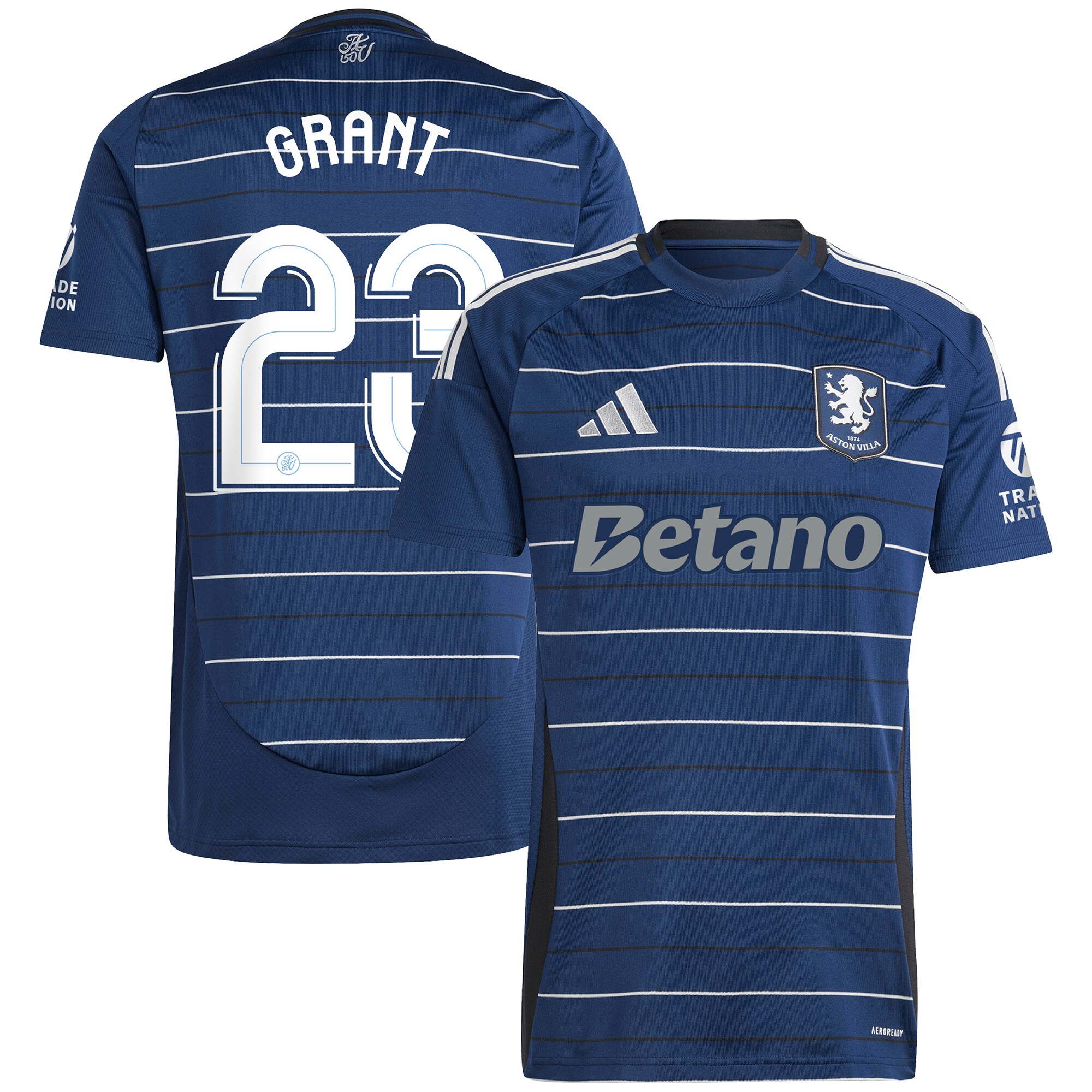 aston villa adidas third shirt 2024-25 with grant 23 cup printing Collection | Official Aston Villa Shirts