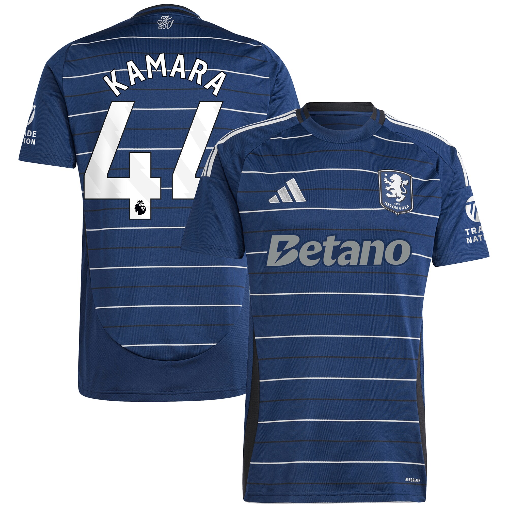 aston villa adidas third shirt 2024-25 with kamara 44 printing Collection | Official Aston Villa Shirts