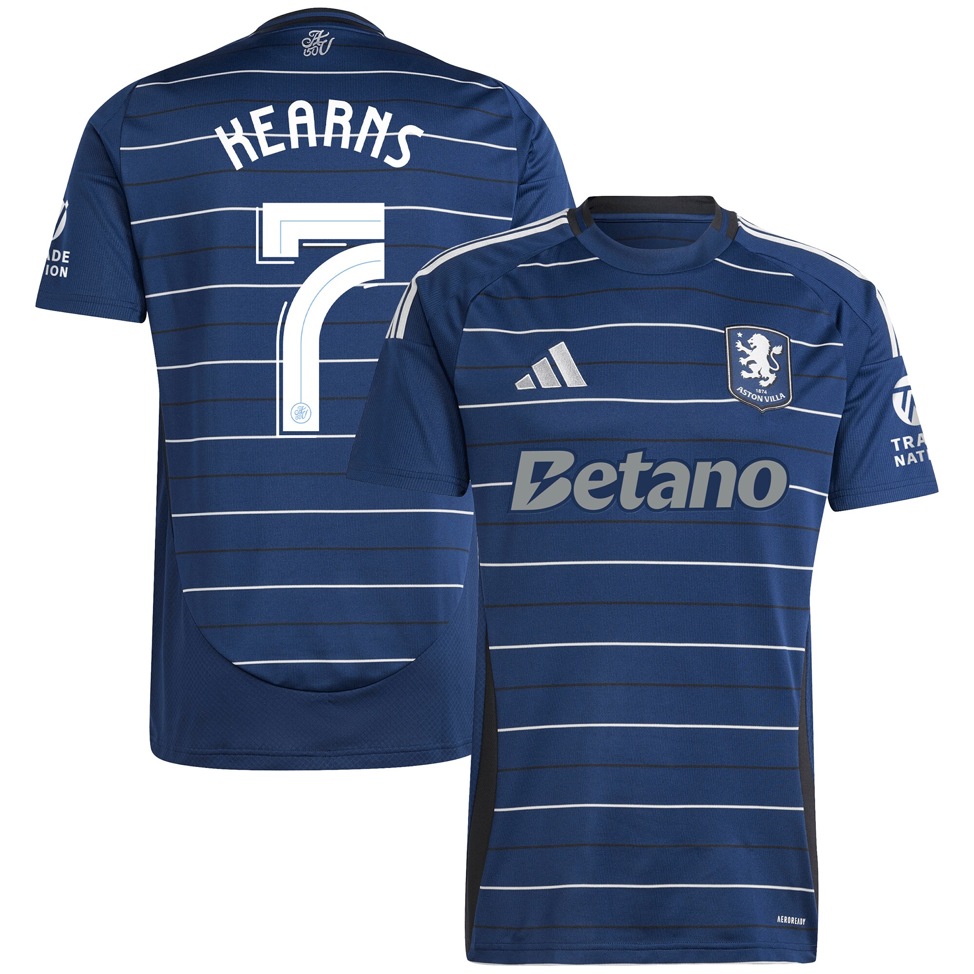 aston villa adidas third shirt 2024-25 with kearns 7 cup printing Collection | Official Aston Villa Shirts