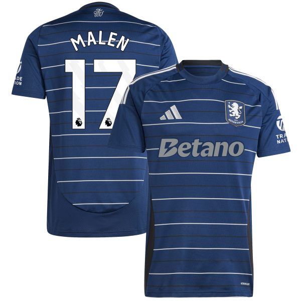 aston villa adidas third shirt 2024-25 with malen 17 printing Collection | Official Aston Villa Shirts
