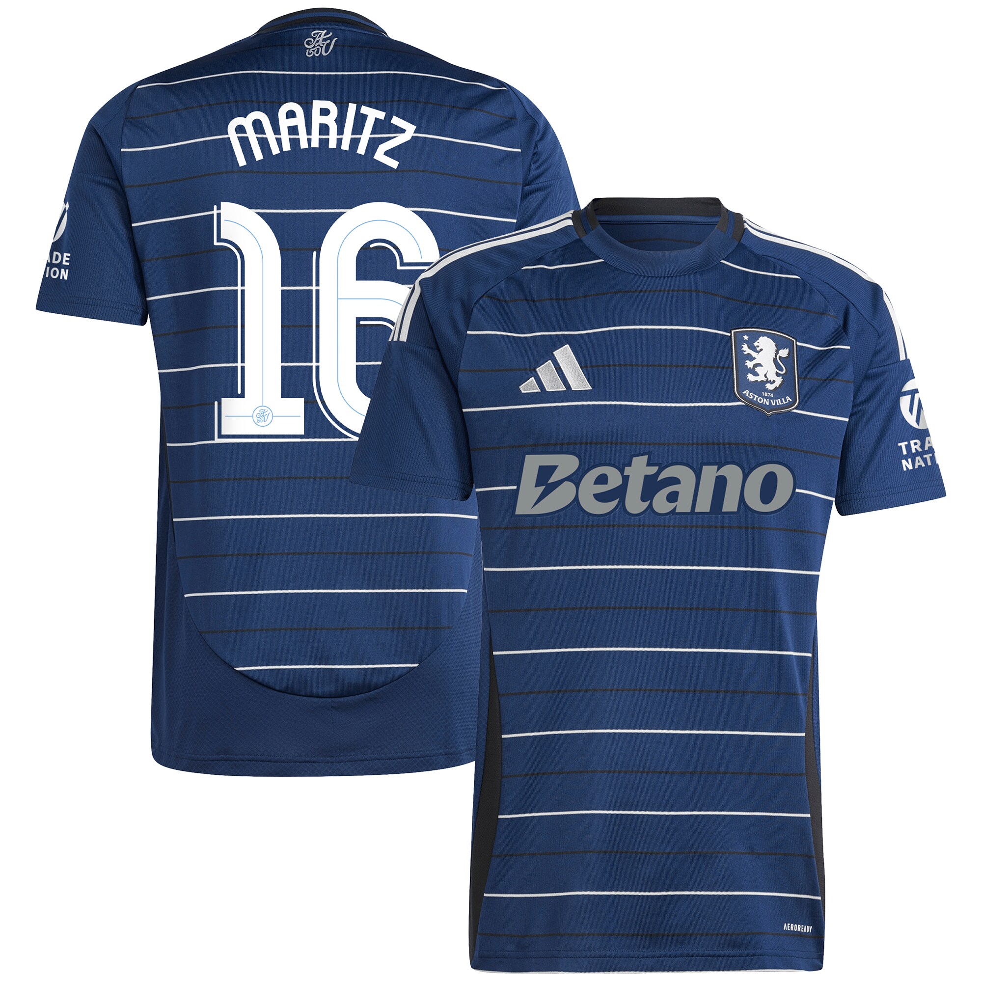 aston villa adidas third shirt 2024-25 with maritz 16 cup printing Collection | Official Aston Villa Shirts