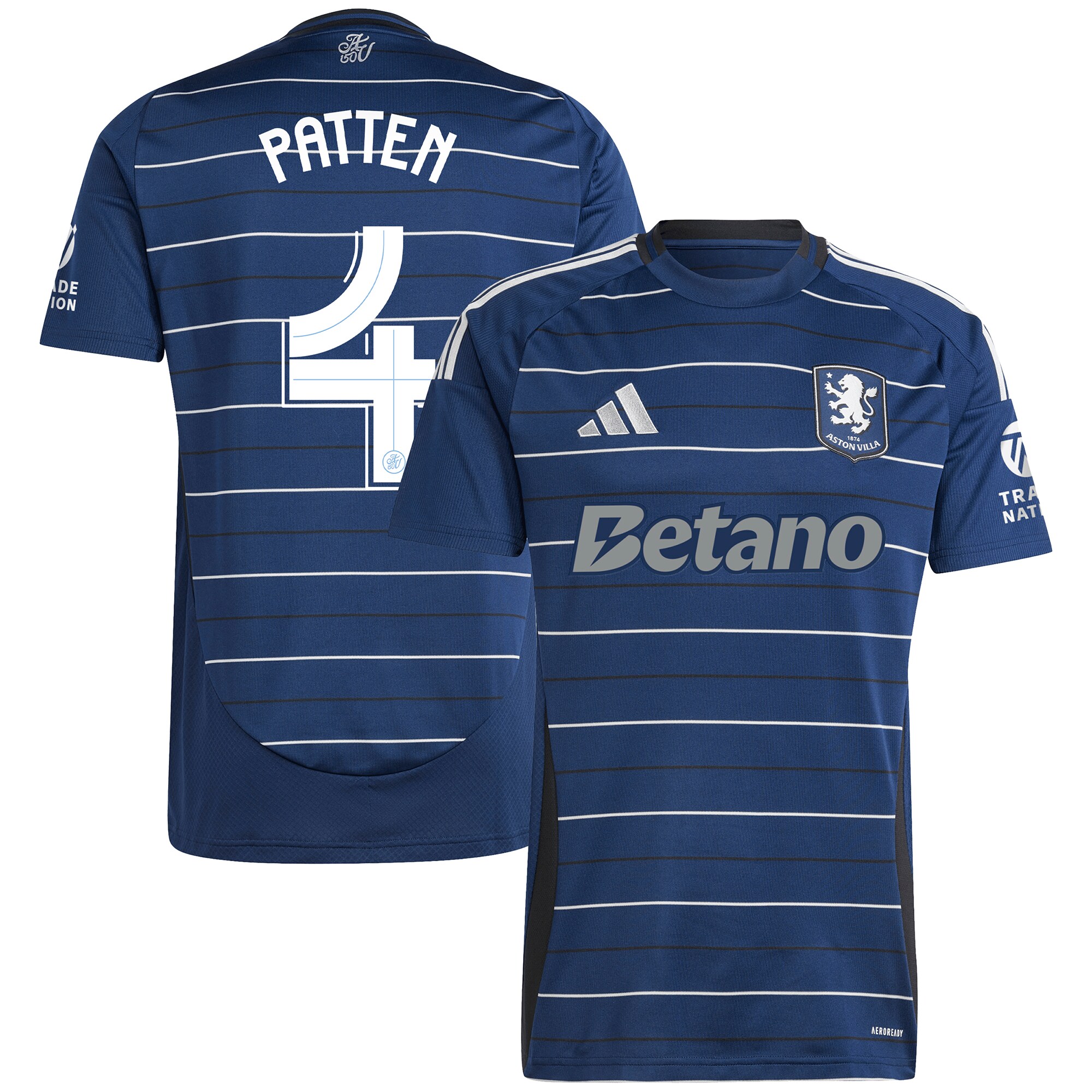 aston villa adidas third shirt 2024-25 with patten 4 cup printing Collection | Official Aston Villa Shirts