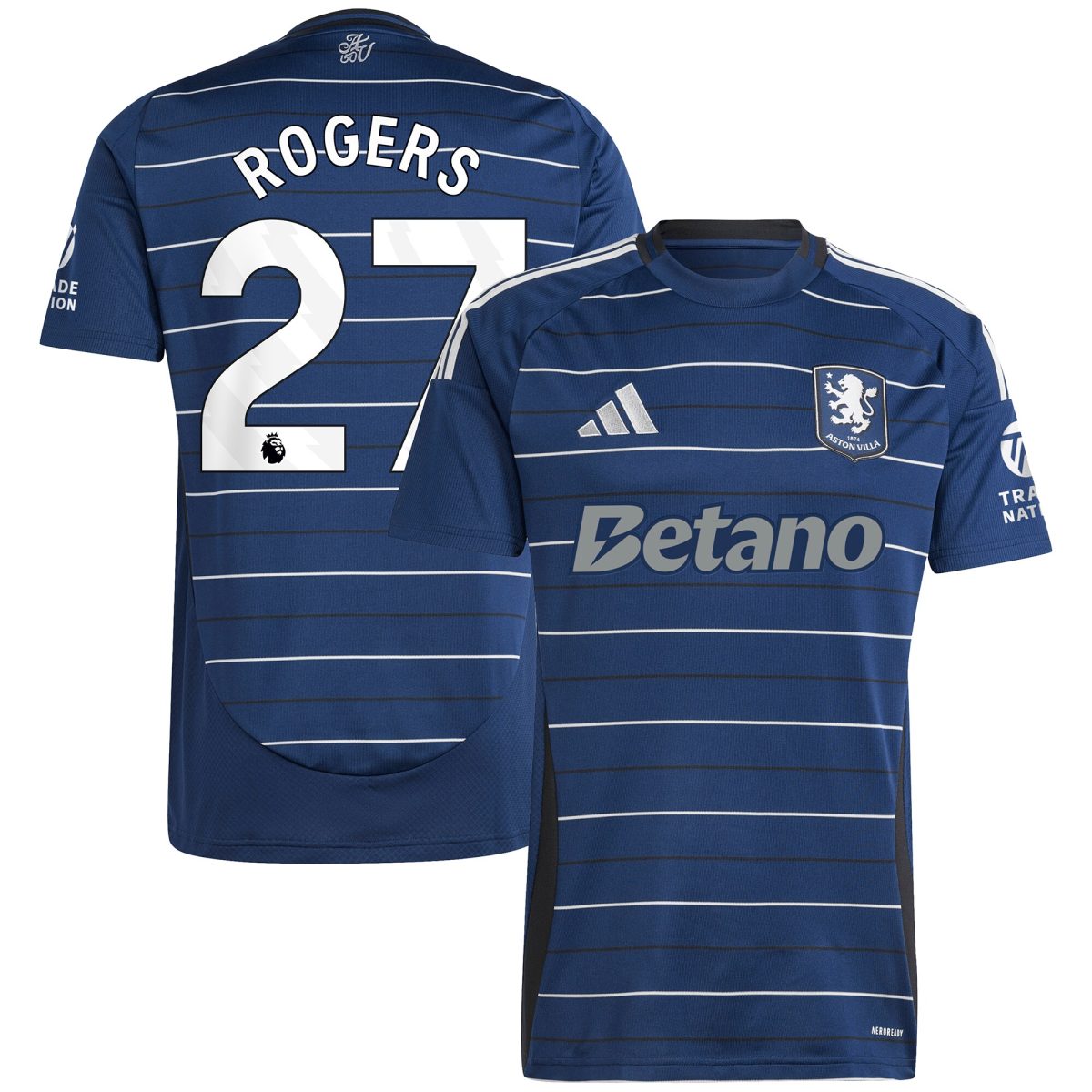 aston villa adidas third shirt 2024-25 with rogers 27 printing Collection | Official Aston Villa Shirts