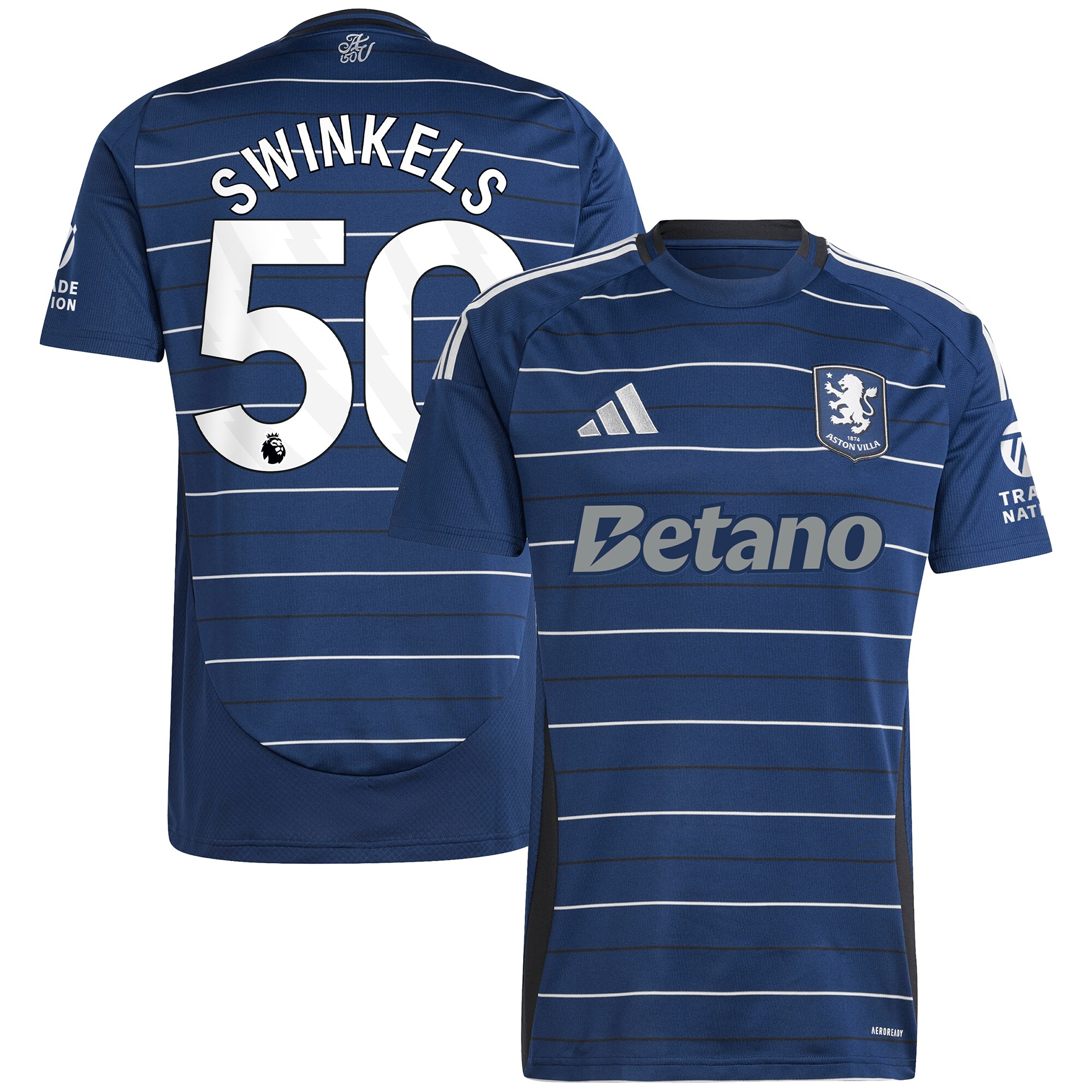 aston villa adidas third shirt 2024-25 with swinkels 50 printing Collection | Official Aston Villa Shirts