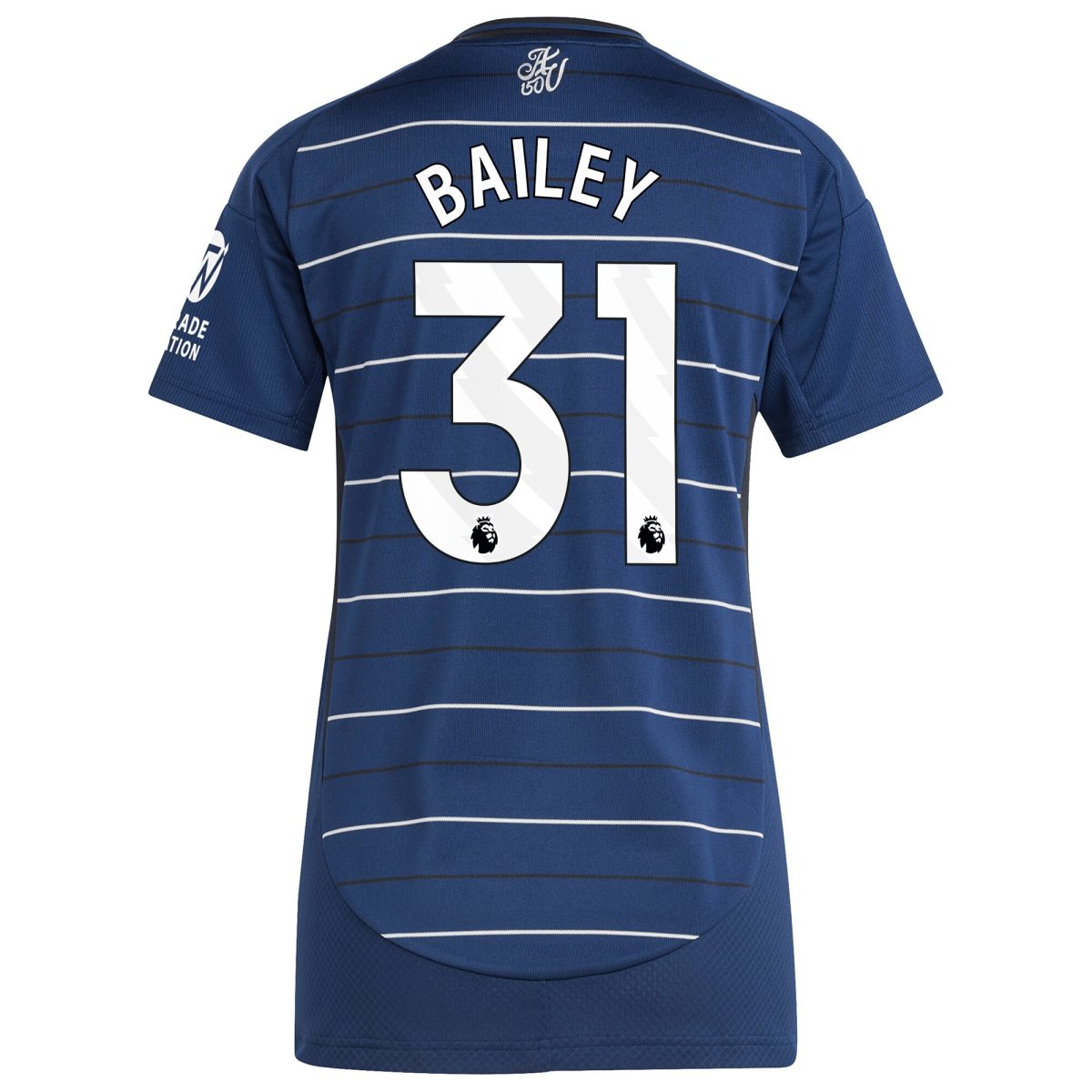 aston villa adidas third shirt 2024-25 – womens with bailey 31 printing Collection | Official Aston Villa Shirts