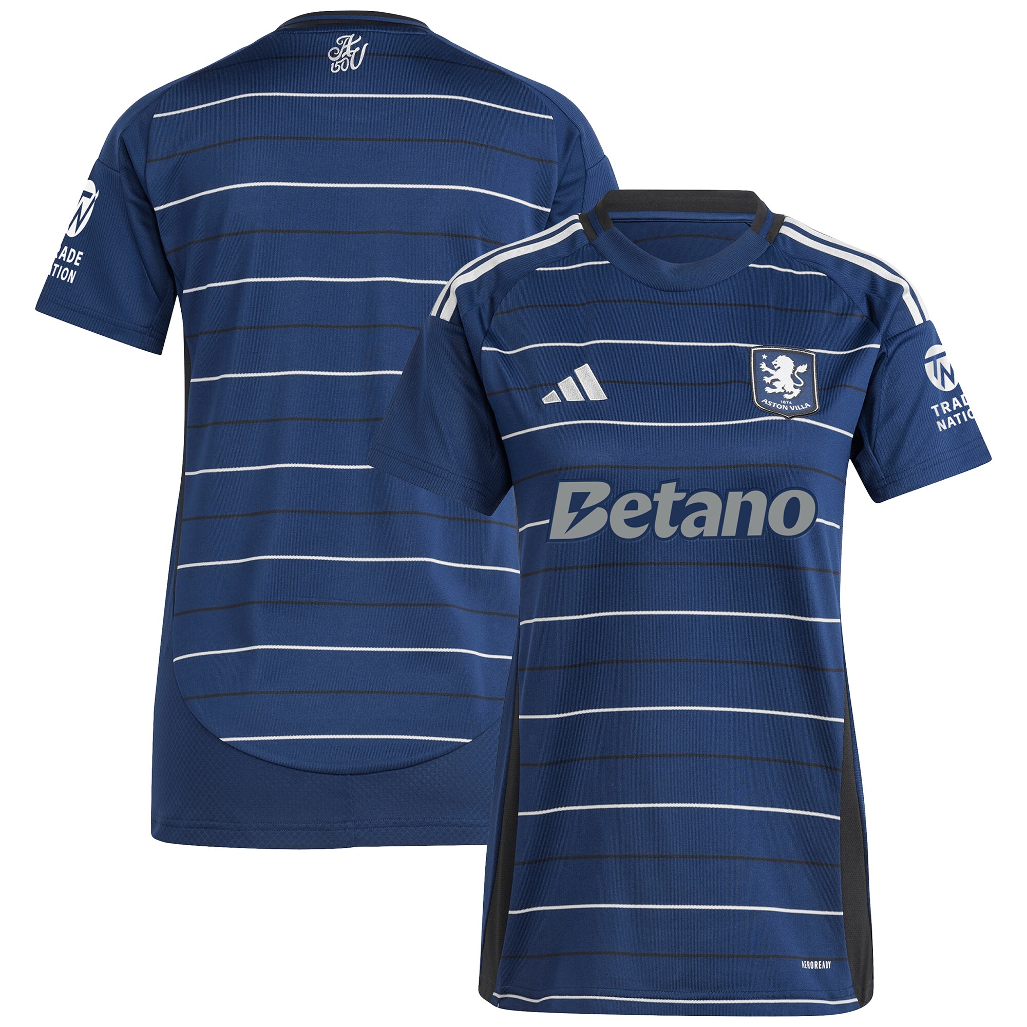 aston villa adidas third shirt 2024-25 – womens with custom printing Collection | Official Aston Villa Shirts