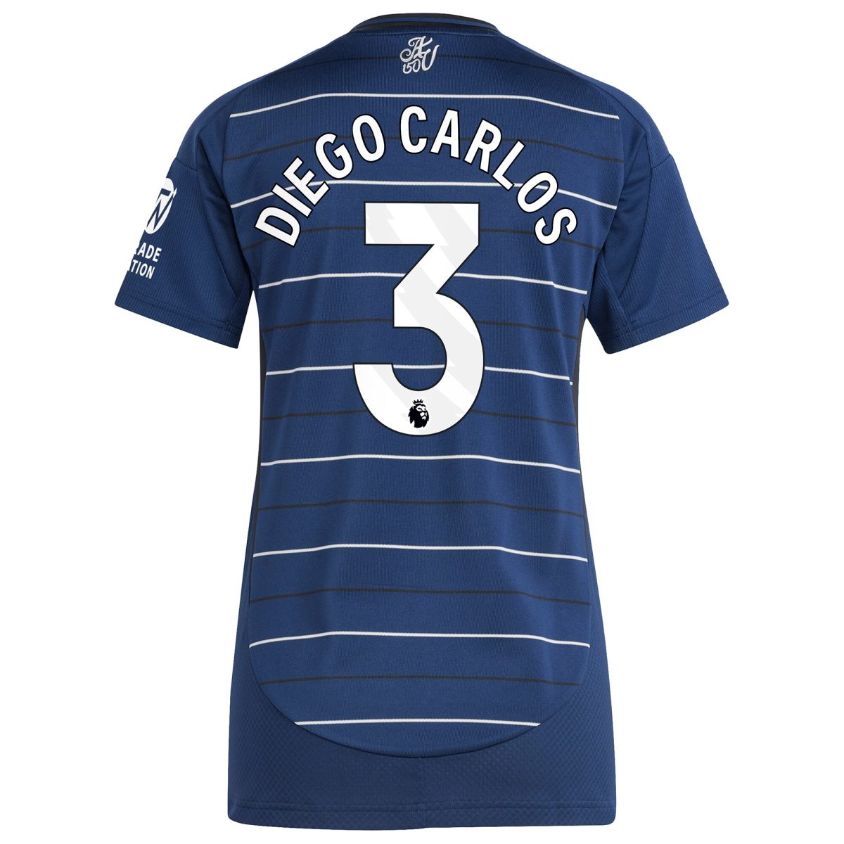aston villa adidas third shirt 2024-25 – womens with diego carlos 3 printing Collection | Official Aston Villa Shirts