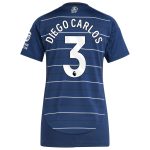 aston villa adidas third shirt 2024-25 – womens with diego carlos 3 printing Collection | Official Aston Villa Shirts
