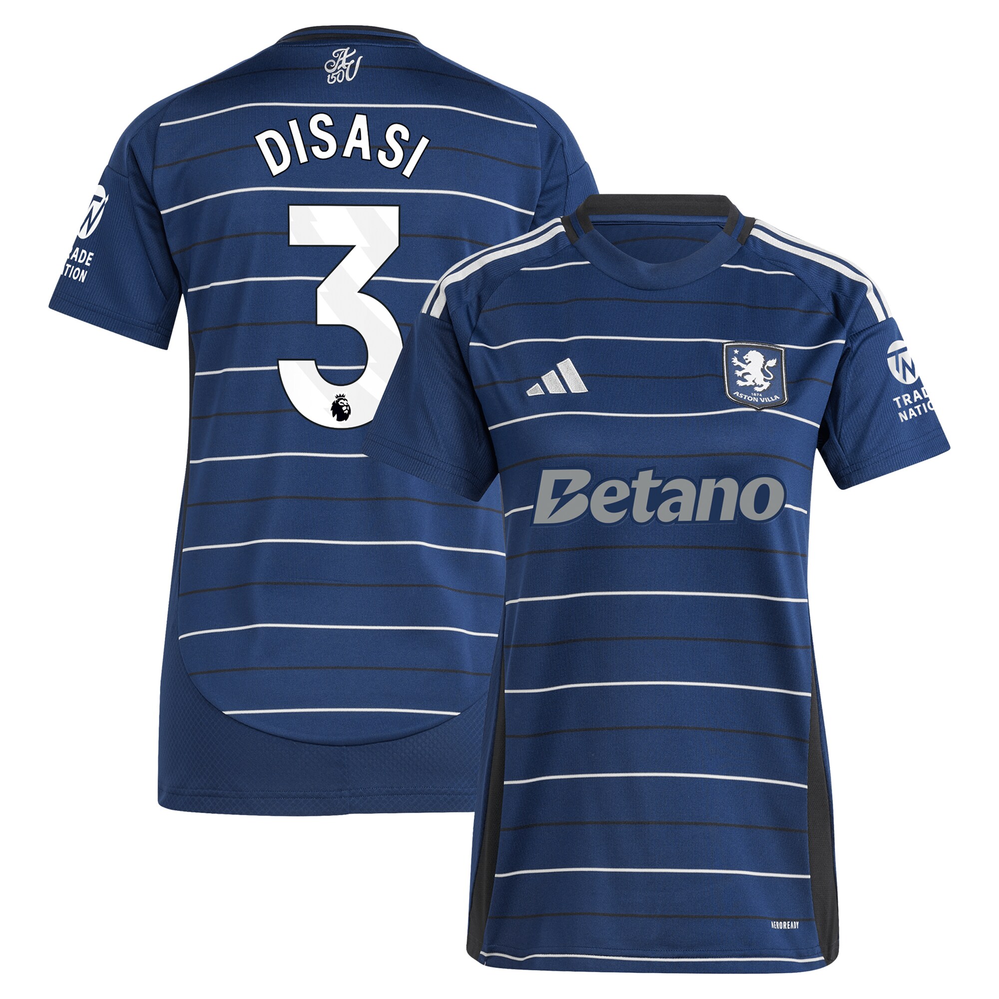 aston villa adidas third shirt 2024-25 – womens with disasi 3 printing Collection | Official Aston Villa Shirts