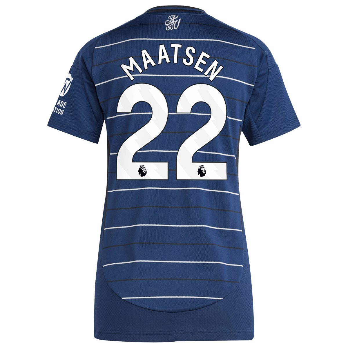 aston villa adidas third shirt 2024-25 – womens with maatsen 22 printing Collection | Official Aston Villa Shirts