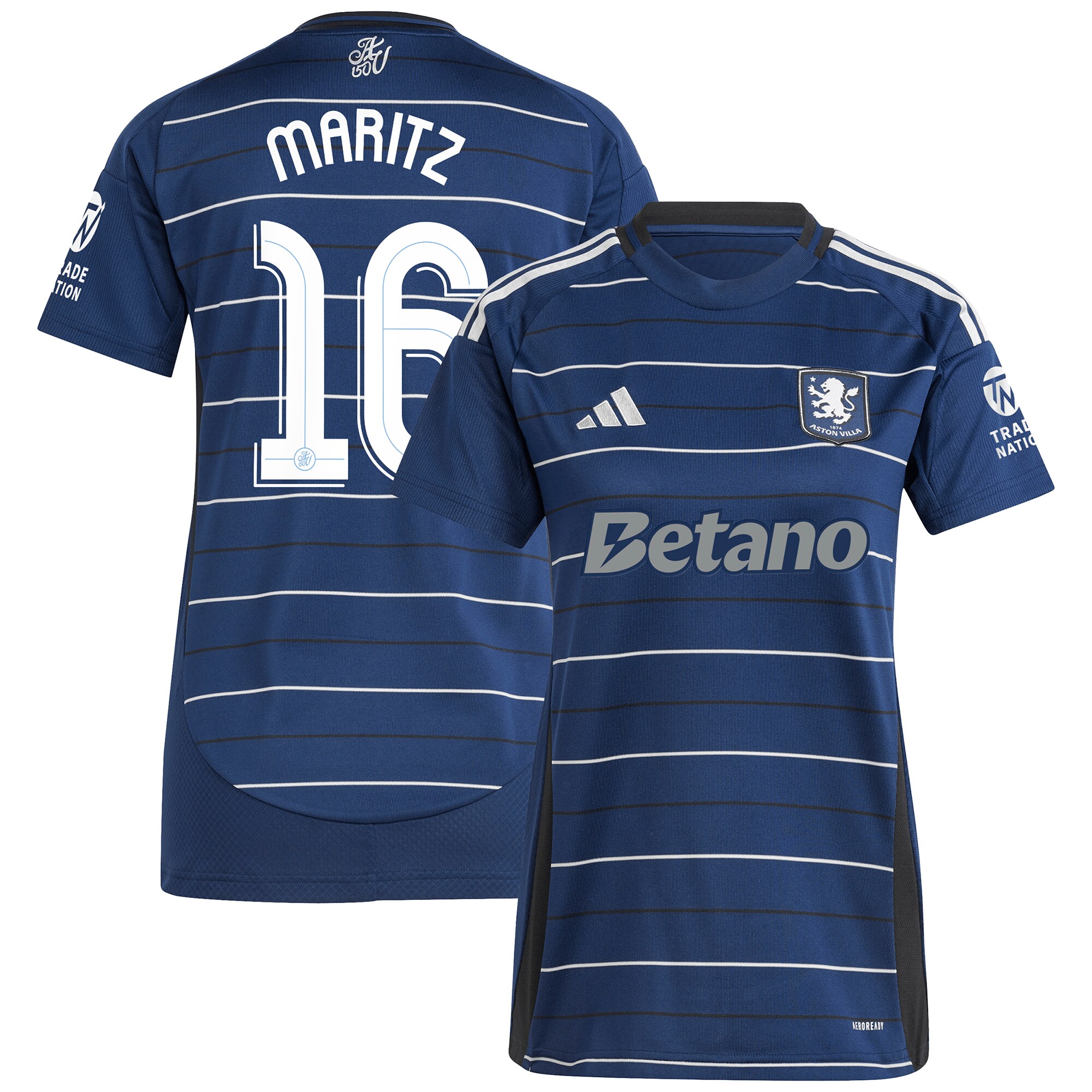 aston villa adidas third shirt 2024-25 – womens with maritz 16 cup printing Collection | Official Aston Villa Shirts
