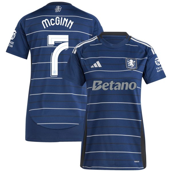 aston villa adidas third shirt 2024-25 – womens with mcginn 7 cup printing Collection | Official Aston Villa Shirts