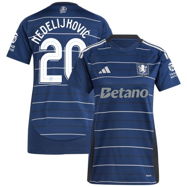 aston villa adidas third shirt 2024-25 – womens with nedeljković 20 cup printing Collection | Official Aston Villa Shirts