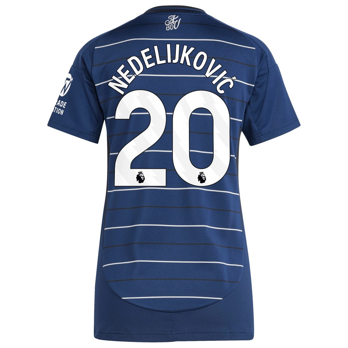 aston villa adidas third shirt 2024-25 – womens with nedeljković 20 printing Collection | Official Aston Villa Shirts