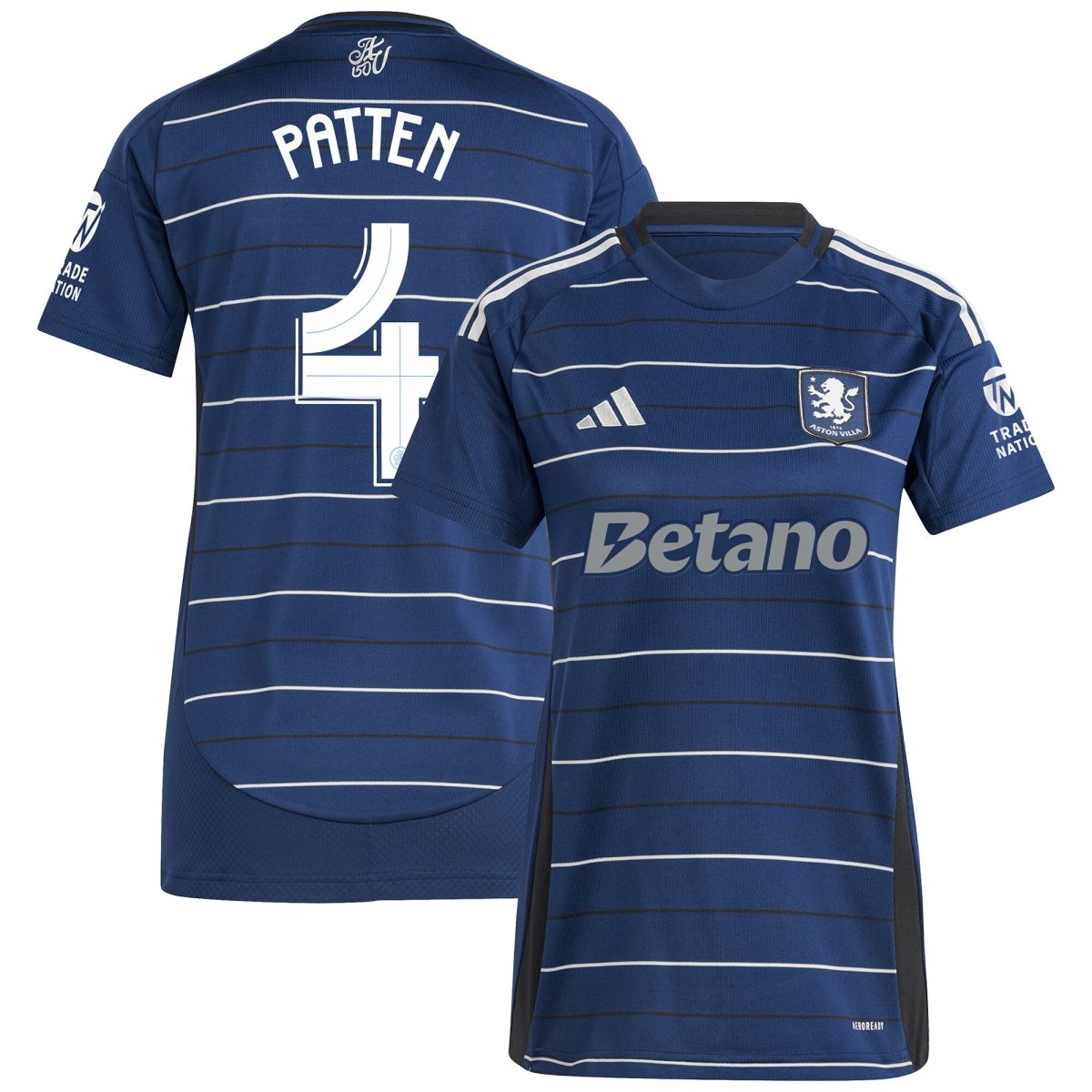 aston villa adidas third shirt 2024-25 – womens with patten 4 cup printing Collection | Official Aston Villa Shirts