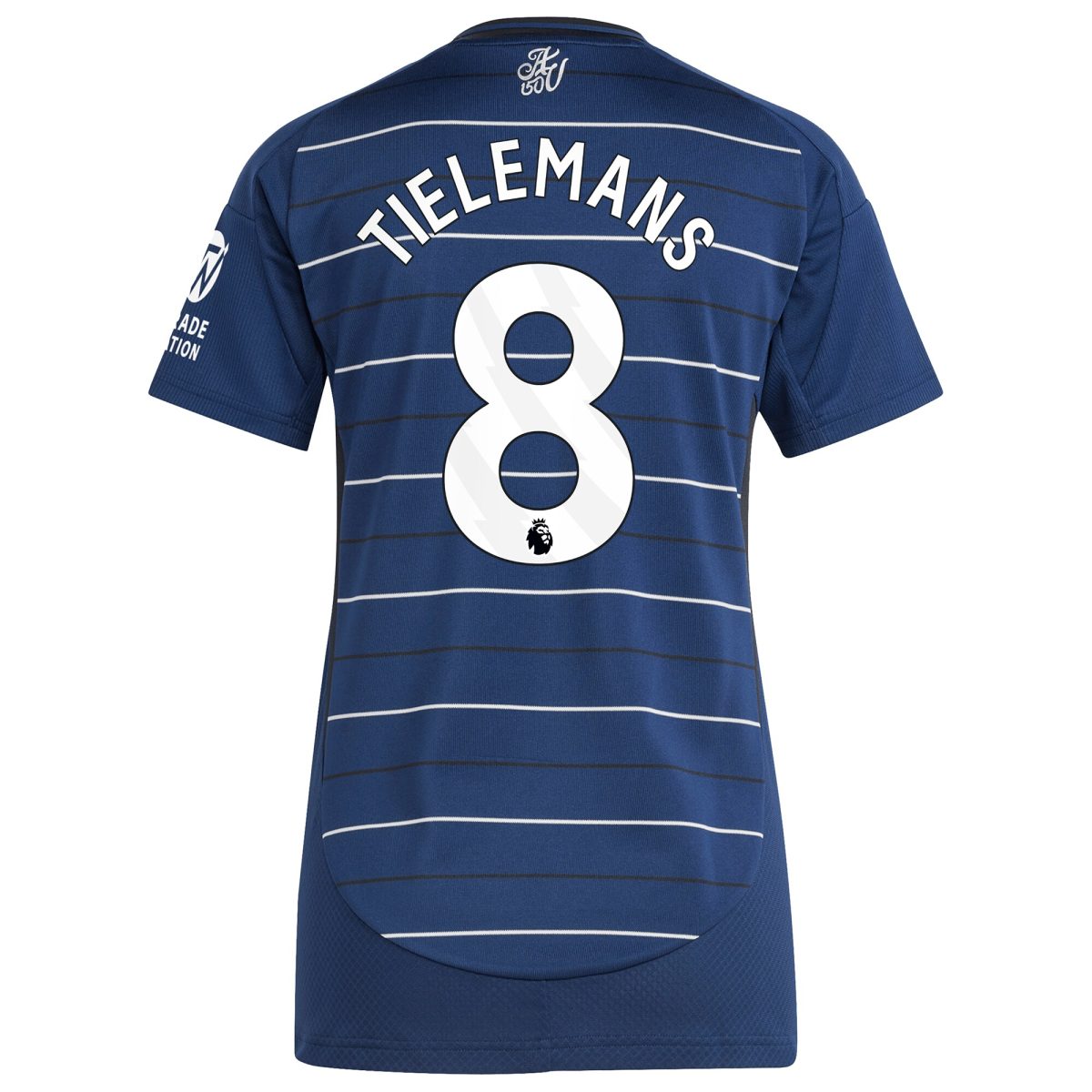 aston villa adidas third shirt 2024-25 – womens with tielemans 8 printing Collection | Official Aston Villa Shirts