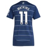 aston villa adidas third shirt 2024-25 – womens with watkins 11 printing Collection | Official Aston Villa Shirts
