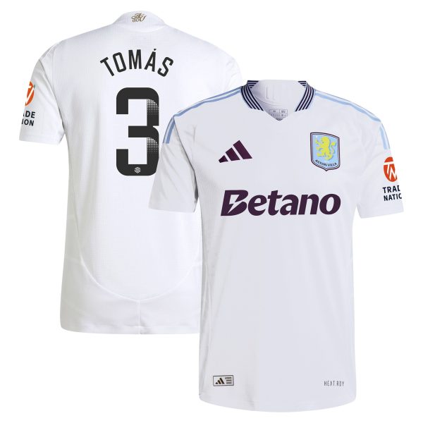 aston villa adidas wsl away authentic shirt 2024-25 with tomás 3 printing Collection | Official Aston Villa Shirts