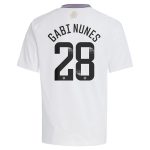 aston villa adidas wsl away shirt 2024-25 – kids with gabi nunes 28 printing Collection | Official Aston Villa Shirts