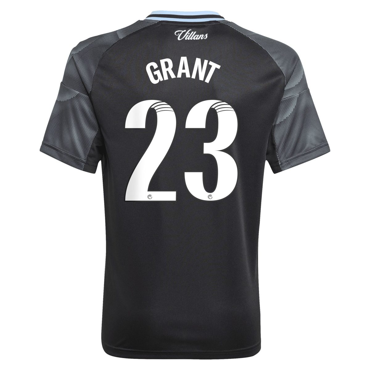 aston villa adidas wsl away shirt 2025-26 – kids with grant 23 printing Collection | Official Aston Villa Shirts