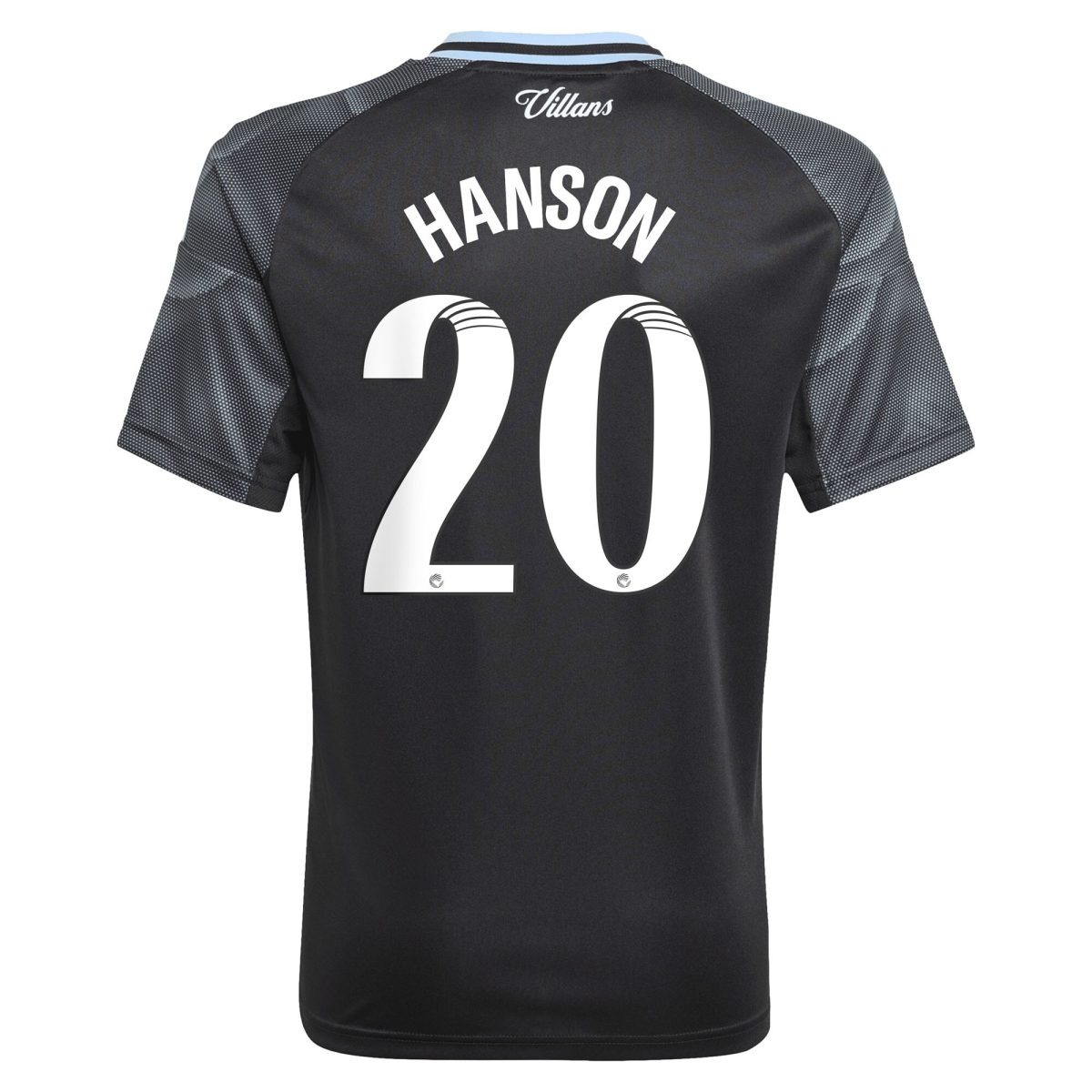 aston villa adidas wsl away shirt 2025-26 – kids with hanson 20 printing Collection | Official Aston Villa Shirts