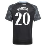 aston villa adidas wsl away shirt 2025-26 – kids with hanson 20 printing Collection | Official Aston Villa Shirts