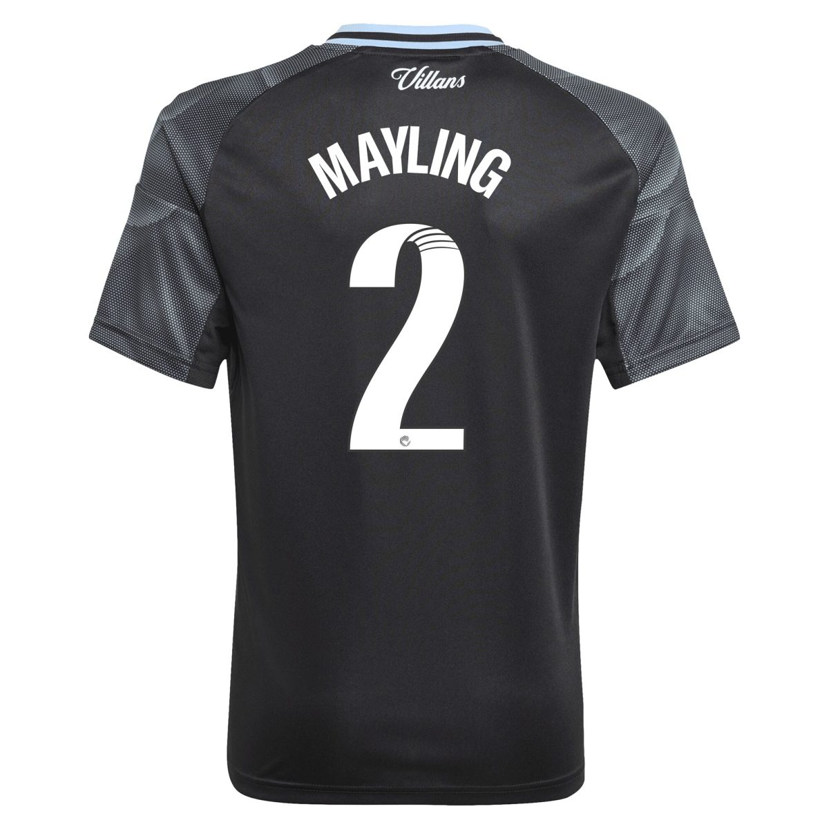 aston villa adidas wsl away shirt 2025-26 – kids with mayling 2 printing Collection | Official Aston Villa Shirts