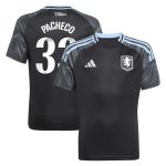 aston villa adidas wsl away shirt 2025-26 – kids with pacheco 33 printing Collection | Official Aston Villa Shirts