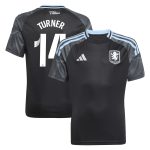 aston villa adidas wsl away shirt 2025-26 – kids with turner 14 printing Collection | Official Aston Villa Shirts