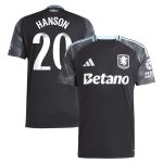 aston villa adidas wsl away shirt 2025-26 with hanson 20 printing Collection | Official Aston Villa Shirts
