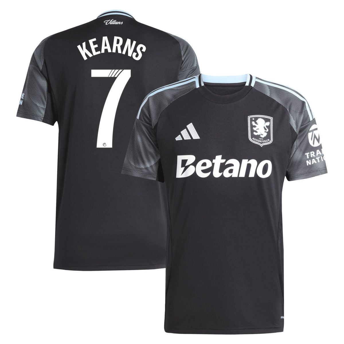 aston villa adidas wsl away shirt 2025-26 with kearns 7 printing Collection | Official Aston Villa Shirts