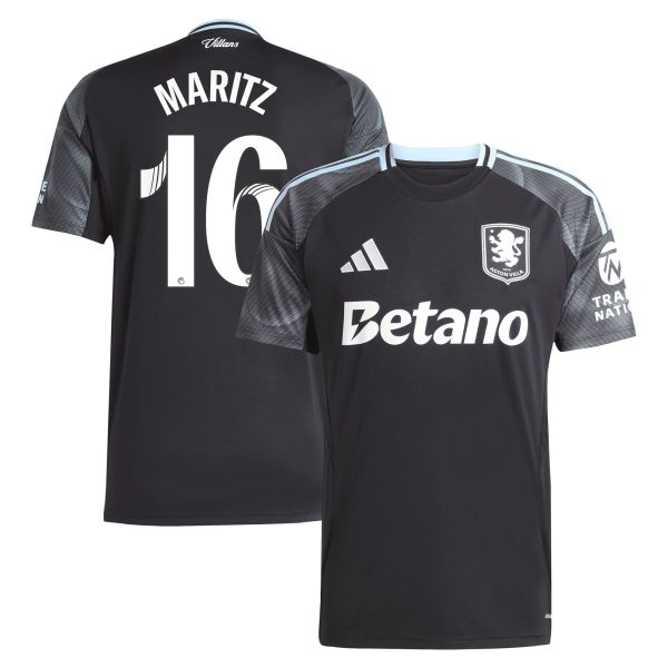 aston villa adidas wsl away shirt 2025-26 with maritz 16 printing Collection | Official Aston Villa Shirts
