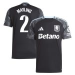 aston villa adidas wsl away shirt 2025-26 with mayling 2 printing Collection | Official Aston Villa Shirts